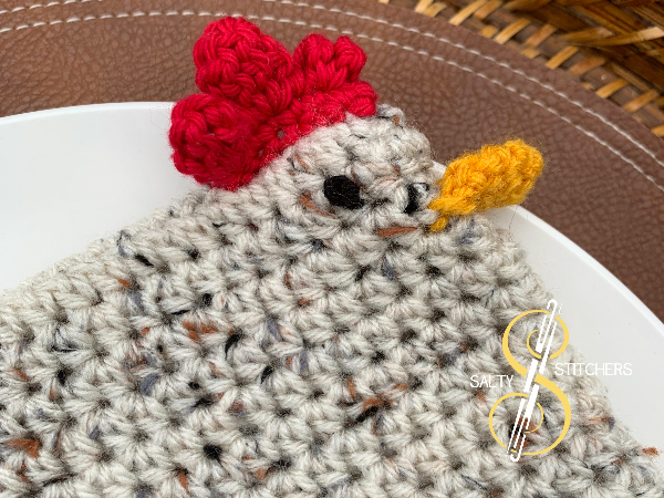 Warm Chicken Winter Crochet Hat | Gifts For Chicken Lovers