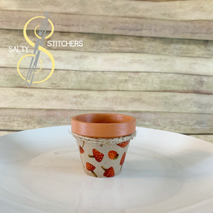 3D Printed Faux Terra Cotta Pot Pioneer Woman Mazie Napkin Ring | Salty Stitchers at More Heart Studio