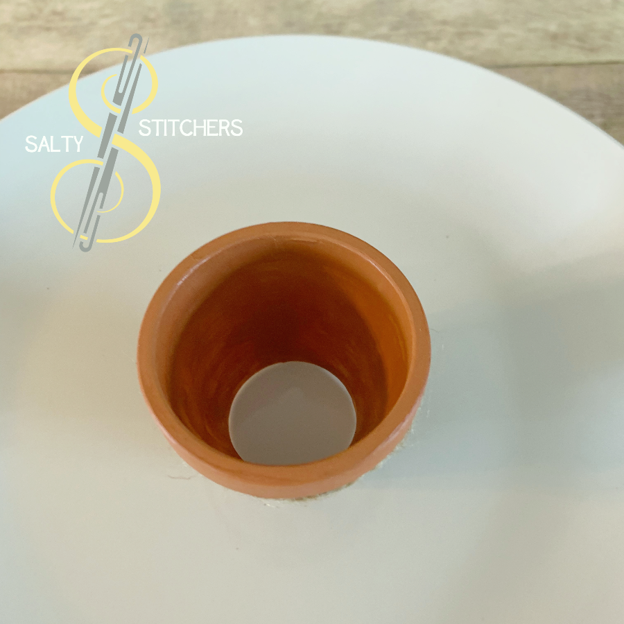 3D Printed Faux Terra Cotta Pot Pioneer Woman Mazie Napkin Ring | Salty Stitchers at More Heart Studio