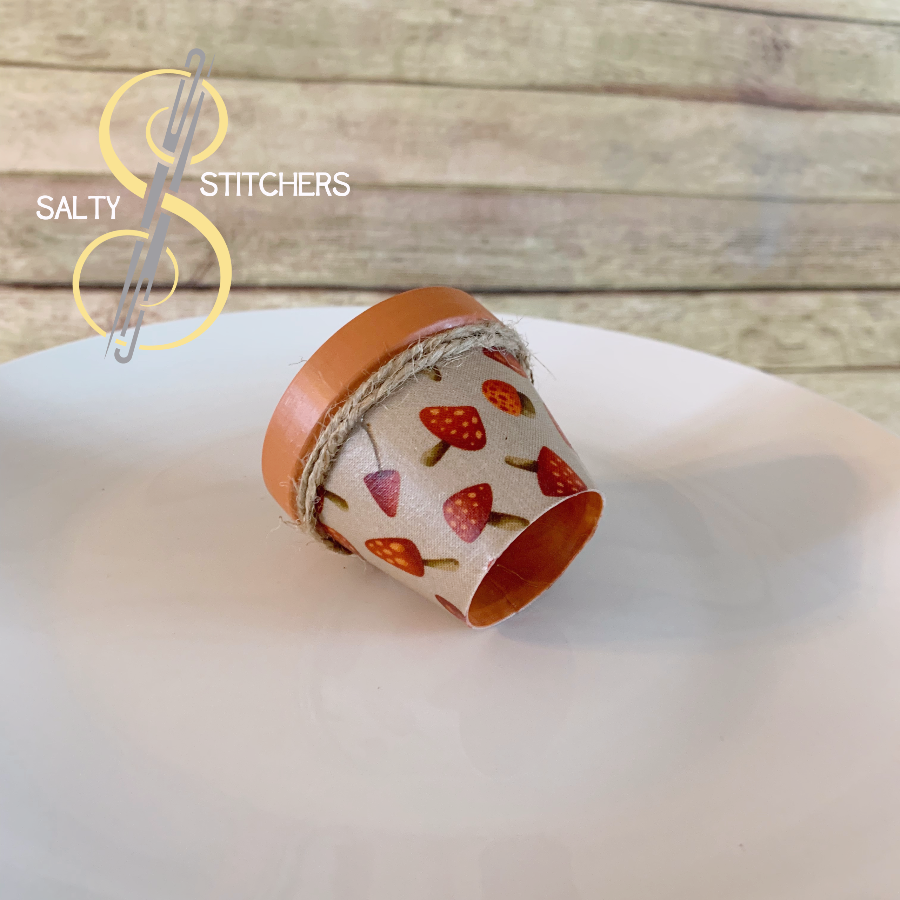 3D Printed Faux Terra Cotta Pot Pioneer Woman Mazie Napkin Ring | Salty Stitchers at More Heart Studio