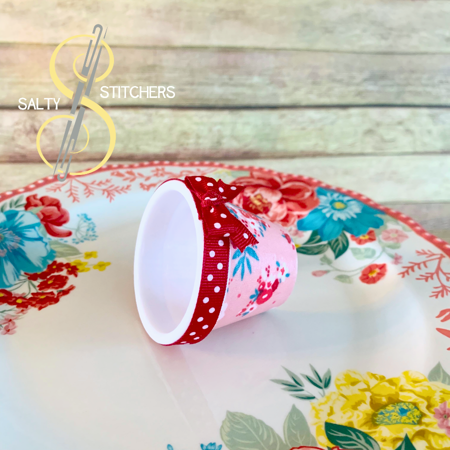 3D Printed Faux Terra Cotta Pot Pioneer Woman Inspired Napkin Ring | Salty Stitchers at More Heart Studio